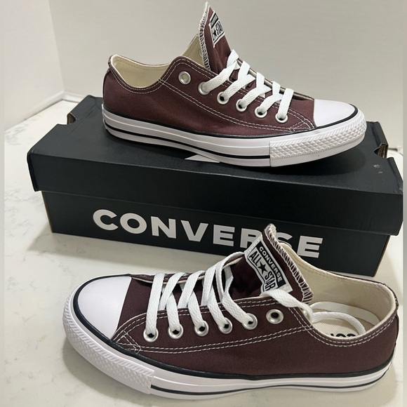 Converse Shoes - Converse Unisex Low Top Sneakers - Purple and White